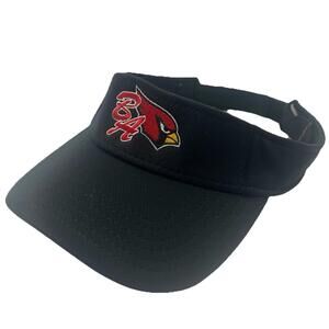 Arizona Cardinals NFL Visor - Black w/ Red Cardinal & Stylized AZ Logo